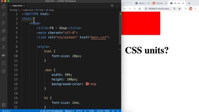 CSS Units là gì? | Các đơn vị trong CSS смотреть онлайн