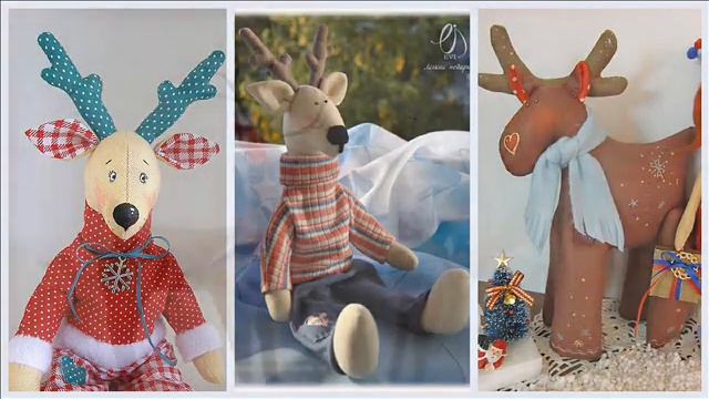 Тильда Лось // Олень из ткани! Разные подходы! Новые идеи! смотреть онлайн