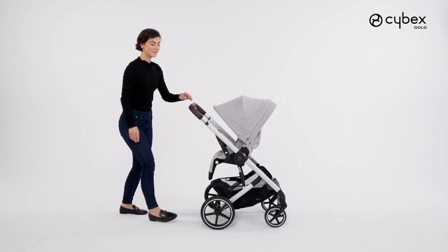 Cybex Balios S Lux - сборка и использование детской коляски смотреть онлайн