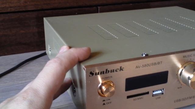 Усилитель Sunbuck AV-580USB/BT обзор
