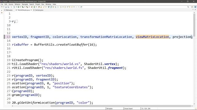 Собственный движок на Java - LWJGL: Урок 5 | Матрица вида, матрица проекции и прозрачность текстуры смотреть онлайн
