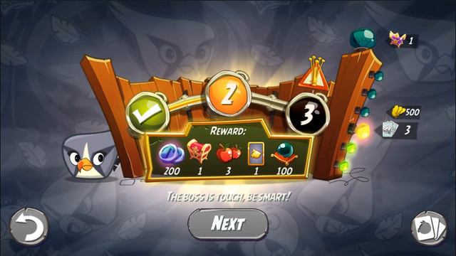 Angry Birds 2 AB2 Daily Challenge Today Silver Slam! 2-3-4 Rooms смотреть онлайн