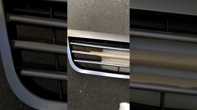 как решётку из хромовой поверхностью перекрыть черной краской