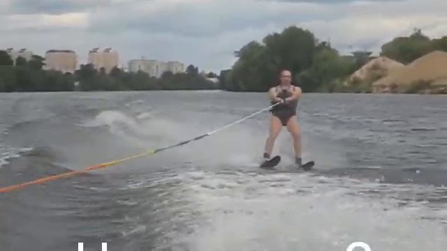 Катание на водных лыжах: как ты летишь на самом деле :) Видео смотреть онлайн