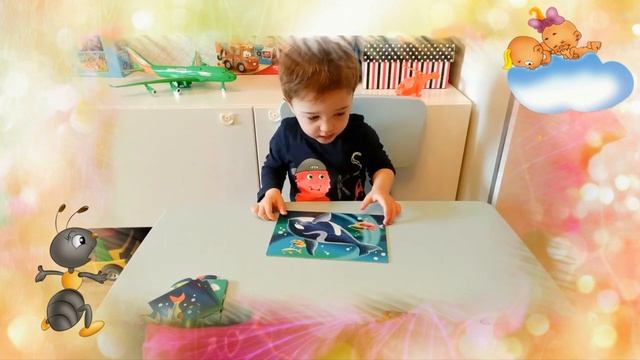 Раннее развитие. Учимся собирать пазлы. смотреть онлайн