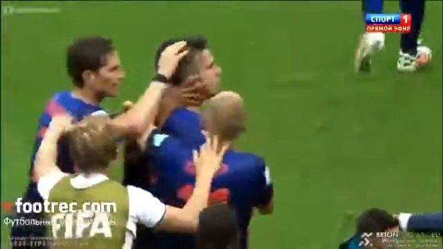 Чудо гол Робина ван Перси в ворота сборной Испании