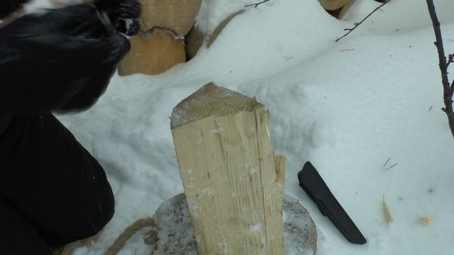 Mora Bushcraft Black. Тест покрытия ножа. смотреть онлайн