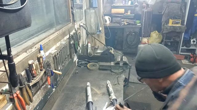 Скутер#Тюнинг вилки. смотреть онлайн