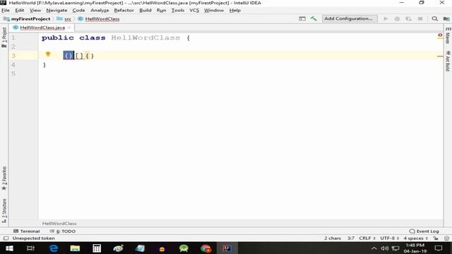 How to Write your first code "Hello Word" in Java. Java Development course part 3 in Hindi. смотреть онлайн