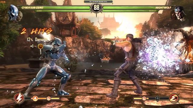 Игра за Goro & Cyber Sub-zero в Mortal Kombat Komplete Edition на PC в 2K смотреть онлайн