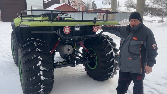 Самая популярная комплектация вездехода квадроцикла T-REX смотреть онлайн