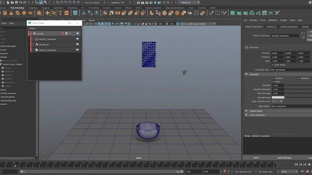 Instance collision Maya mash dynamics Tutorial смотреть онлайн