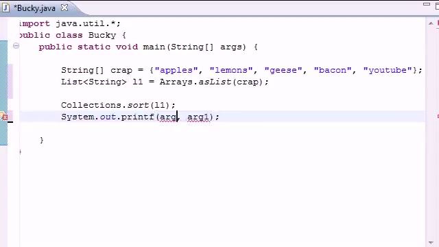 Intermediate Java Tutorial 9 Collections Method sort смотреть онлайн