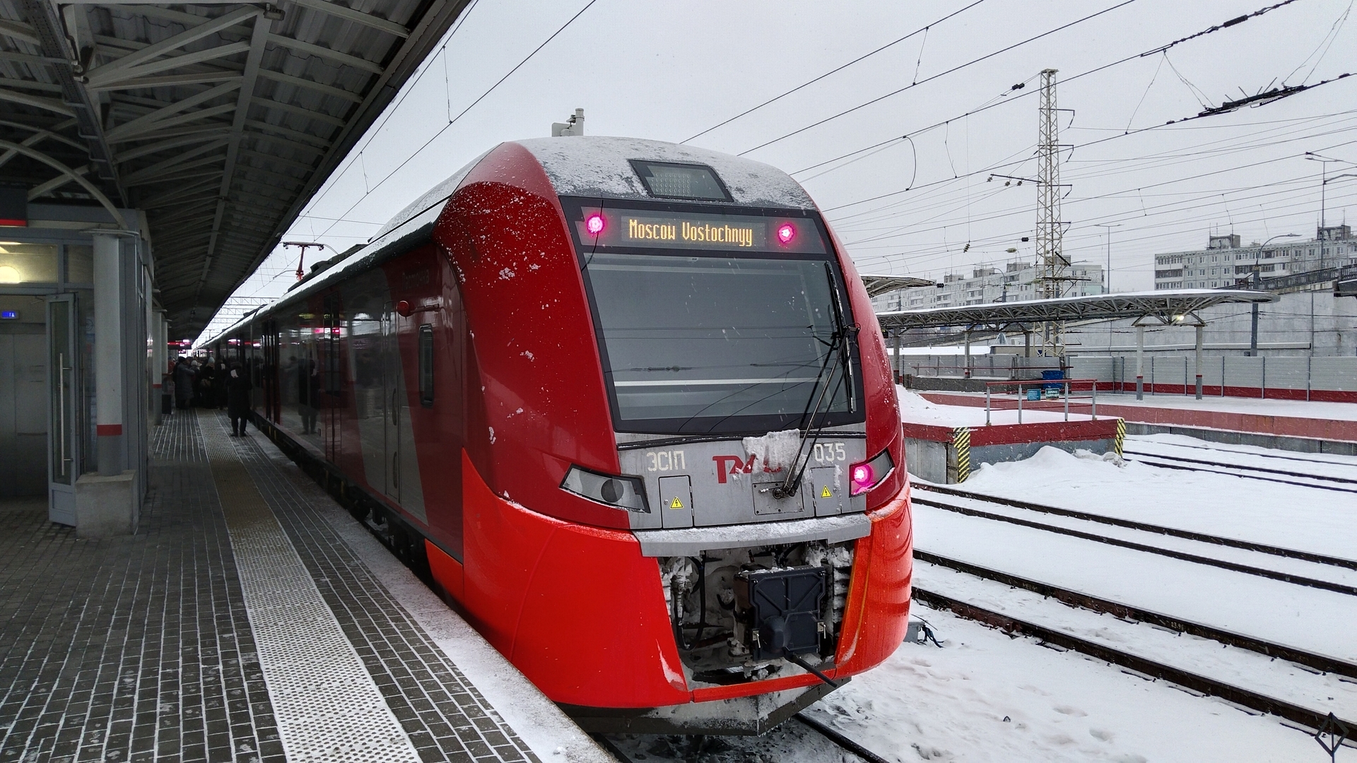 Электропоезд Ласточка №729ГА | Нижний Новгород - Москва смотреть онлайн