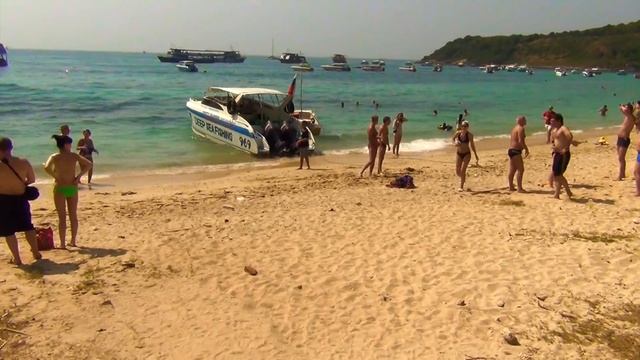 Тайланд Паттайя - остров Ко Лан пляж обезьян смотреть онлайн