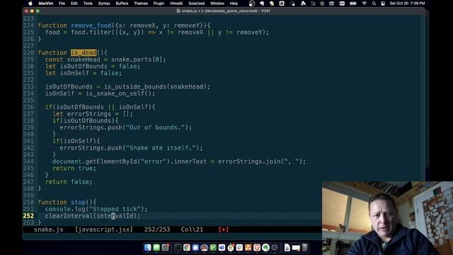 Snake Game in JavaScript 10 смотреть онлайн