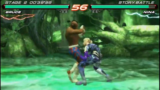 Tekken 6 PSP Gameplay Bruce Story Mode смотреть онлайн