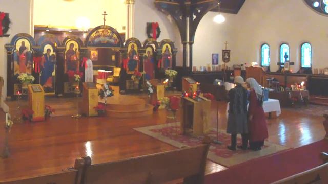 Royal Hours & Vesperal Liturgy of Theophnay Eve & Great Indoor Blessing of Water смотреть онлайн
