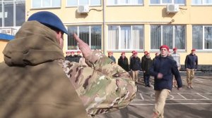 Краевой Смотр-конкурс юнармейских отрядов по строевой подготовке к отбору парадного расчета