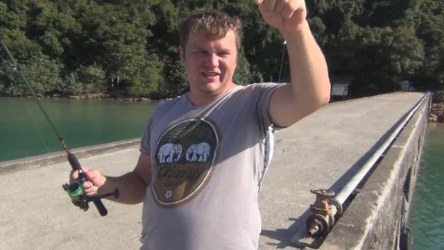 Самостоятельная рыбалка в Тайланде. Пирс острова Ко Кут. Часть 4. смотреть онлайн