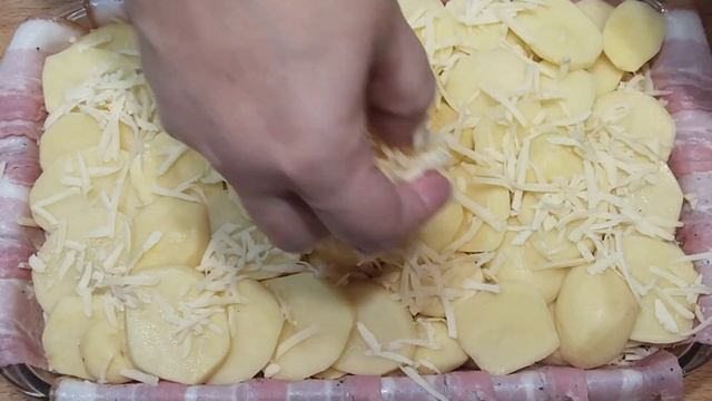 КАРТОШКА В БЕКОНЕ! ПОТРЯСАЮЩИЙ ВКУС #бекон #картошка #картошкавдуховке