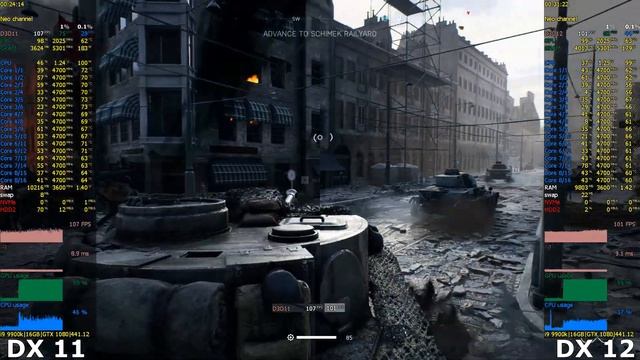 DirectX 11 vs DirectX 12 in Battlefield 5 ( DX 11 vs DX 12 ) смотреть онлайн