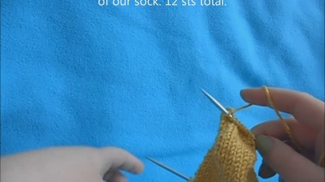 Basic Ankle Sock | Knit Pattern смотреть онлайн