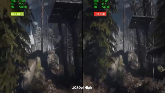 GTX1050 Vs RX560 в 2019