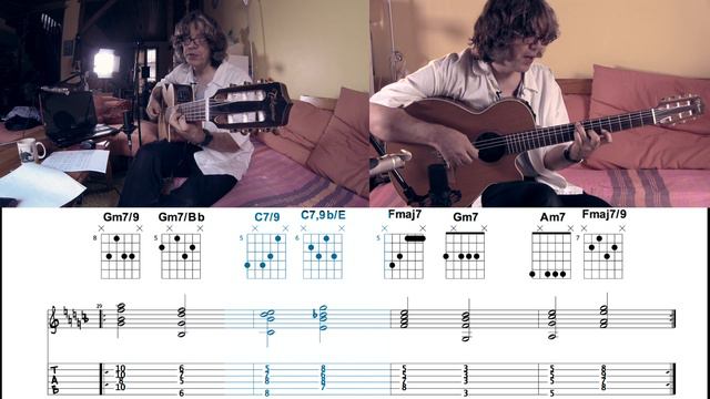 "JAZZ / BOSSA CHORDS" 2-5-1 IN F MAJOR (8/24) смотреть онлайн