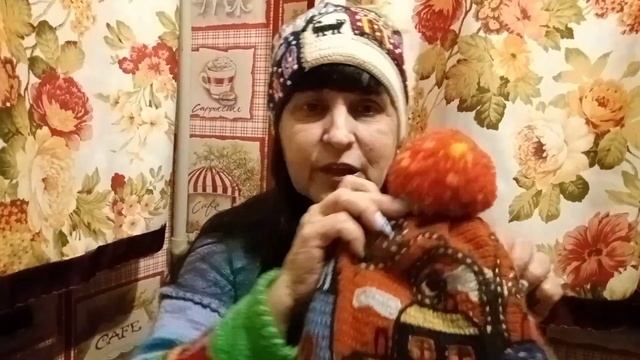 Шапочка " Зимний пейзаж".Акции и скидки! смотреть онлайн
