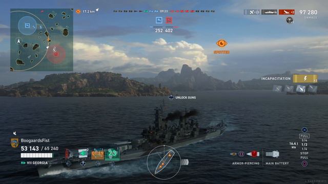 Georgia Battleship Review | World of Warships Legends PlayStation Xbox смотреть онлайн