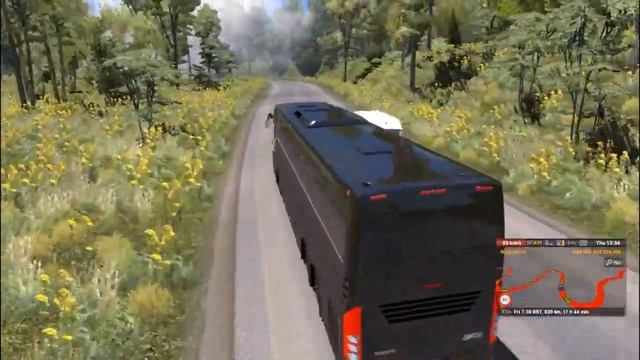 ?| Volvo9400| Black Beauty Riding in Mountain Roads | Euro truck simulator 2 | INDIAN BUS MODS |? смотреть онлайн