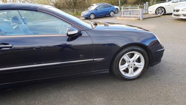 2004 53 Mercedes-Benz CLK 2.6 CLK240 Avantgarde Cabriolet 2dr Blue смотреть онлайн