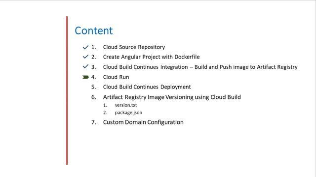 Deploy Angular on GCP Cloud Run - Cloud Build | Artifact Registry Image Version | Custom Domain смотреть онлайн