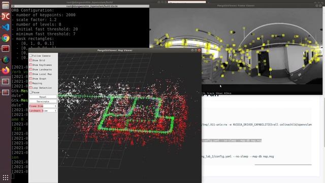 SLAM on Docker | OpenVSLAM смотреть онлайн
