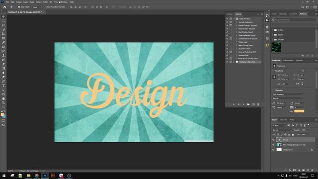 Hướng Dẫn Dùng Bộ action 10 hiệu ứng chữ retro trong photoshop смотреть онлайн