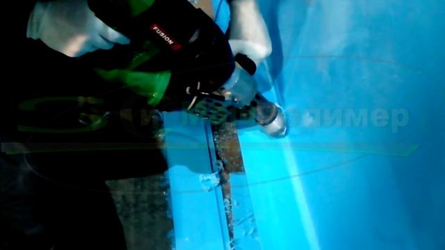 Сварка пластика (полипропилена) ручным сварочным экструдером смотреть онлайн