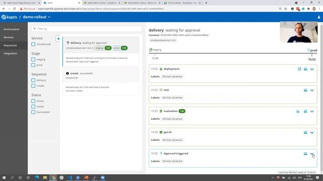 Tutorial - Canary Releases with Argo Rollouts and Keptn смотреть онлайн