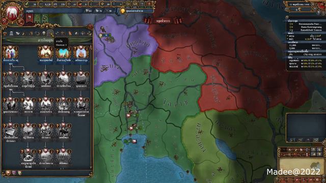 [EU4][Europa Universalis IV][ม็อดภาษาไทย] คลิปแรกในปี 2022 ทดลองเข้าเกม