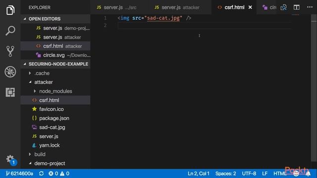 Securing Applications in Node.js: How Break Security of App That’s Vulnerable|packtpub.com смотреть онлайн