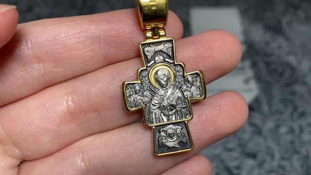 101.273 - Распятие. Икона Божией Матери «Семистрельная» смотреть онлайн