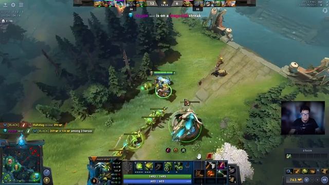 DOTA 2 Live Stream Intel i9 12900F NVIDIA RTX 3070 смотреть онлайн