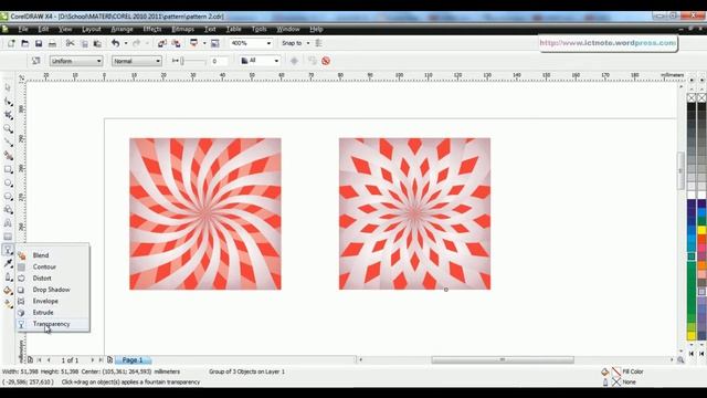 Tutorial CorelDRAW X4 Pattern 3 смотреть онлайн