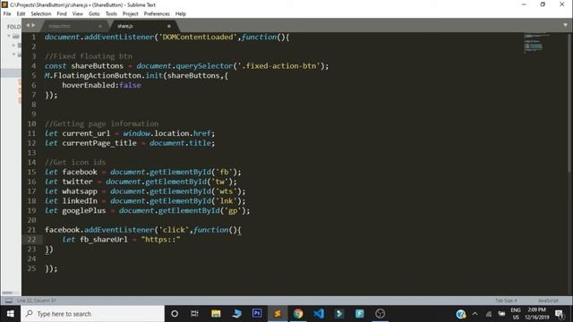 How To Create Custom Social Share Buttons For Website смотреть онлайн