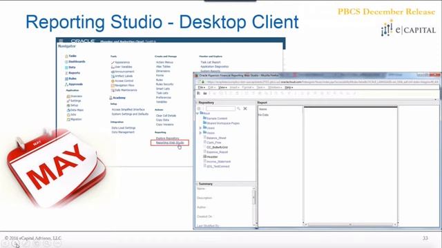 Reporting Studio Desktop Client [Oracle PBCS Release - Dec 2016] смотреть онлайн