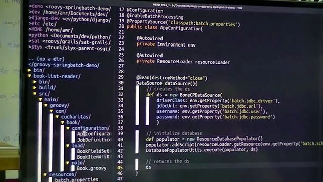 Spring Batch, Groovy e integración con Gradle смотреть онлайн
