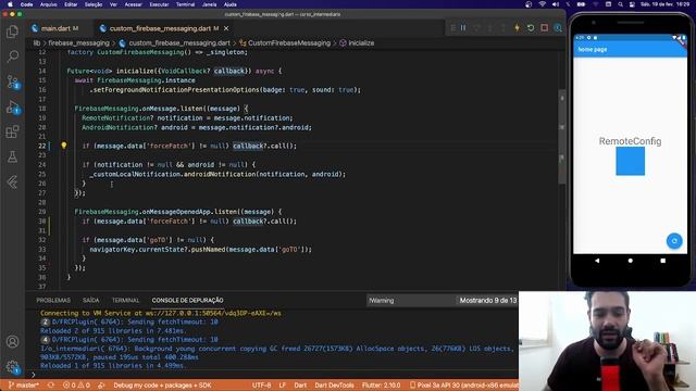 Curso Flutter NV2 - [04] - Remote Config + Push Notification: Atualizações transparentes смотреть онлайн
