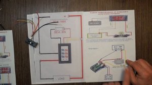 Как подключить Вольтамперметра DC 100v 10a часть 2