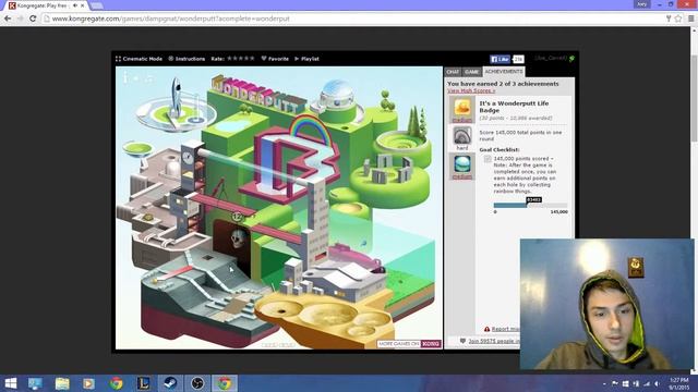 Let's play Wonderputt смотреть онлайн