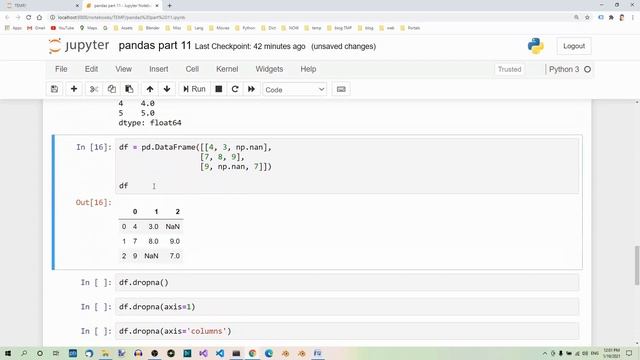 pandas Part 11 – Missing Data смотреть онлайн